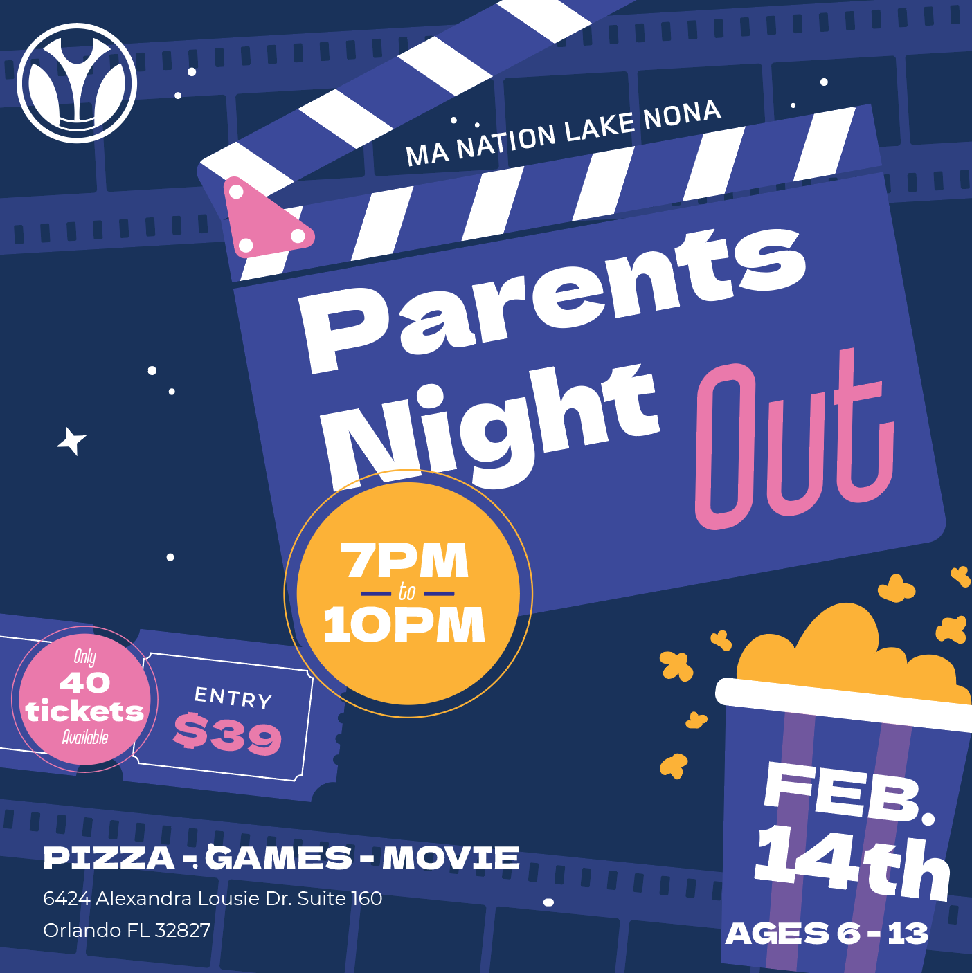 Parents Night Out Feb 14th
